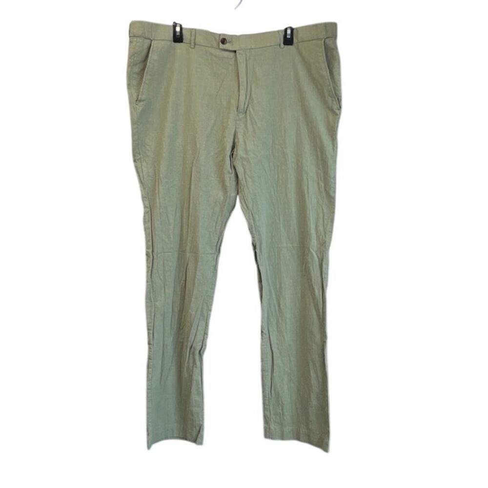 Unknown band Men’s XXXL Light green Linen/cotton Business casual/Coastal wear